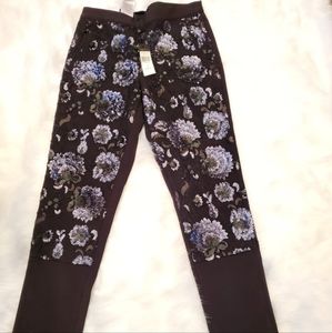 BCBGMAXAZRIA JACQUARD COMBO PANTS